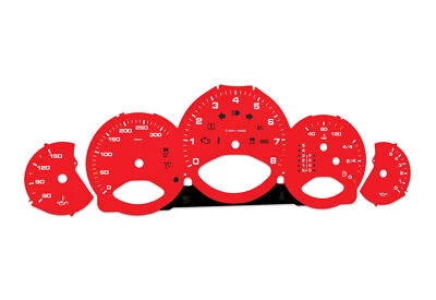 Porsche Carrera 911, 997 Red - Speedometer gauges from MPH to km/h Gauges - Image 1 of 4