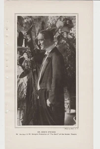 1909 Edwin Stevens 7x12 Vintage gedrucktes Foto mit Text auf Rückseite - Bild 1 von 2