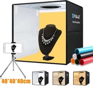 Tragbarer Fotobox Fotostudio Set 40 x 40CM Lichtbox Lichtwürfel für Fotografie - Bild 1 von 20