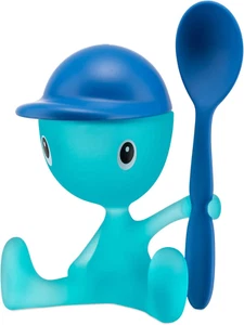 Coppa Uovo A di Alessi Cico, Blu-Disegnata da Stefano Giovannoni 2000 - Foto 1 di 9