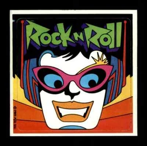 1985 AGI Rock Star Concert Cards Stickers Rock n Roll - Picture 1 of 1