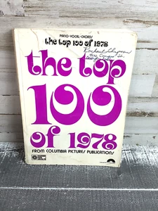 The Top 100 Of 1978 Sheet Music Book - Picture 1 of 5