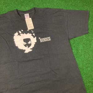 Chemise vintage The Boondocks homme XL noire dessin animé TV promo Deadstock neuve avec étiquette NOS Y2K - Photo 1 sur 10