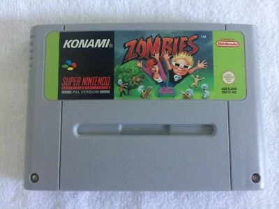 Zombies Ate My Neighbors (Super Nintendo, 1994) - PAL VERSION Authentic SNES  - Image 1 of 3