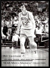 2014 Upper Deck NCAA March Madness BL-1 Bill Laimbeer  Notre Dame
