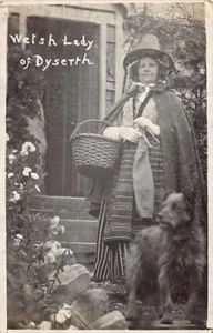Wales - DYSERTH - Welsh Woman - REAL PHOTO - Picture 1 of 2