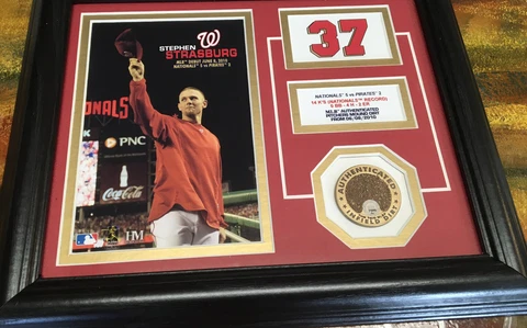 Stephen Strasburg Washington Nationals MLB Debut Plaque Cover