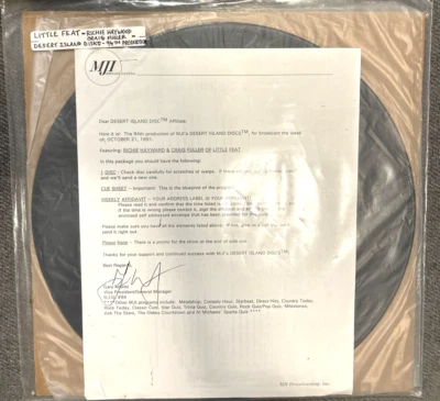 LITTLE FEAT - Richie Haywood Craig Fuller - Desert Island Discs 94th Production - Image 1 of 4