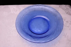 Corelle Corning Pyrex FESTIVA Cobalt Blue 7 5/8 " Soup Cereal Bowl (s) - Picture 1 of 5