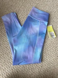 All in Motion Girl's Sky Blue Pocket Leggings - Size L (10/12) - Picture 1 of 4