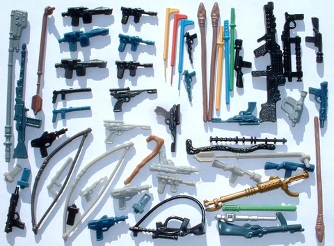 57 REPRO Weapon LOT 1977-1983 ESB,POTF,ROTJ Luke,Leia Vintage Star Wars LARGE Cover