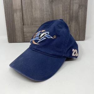 Vintage Washington Wizards Hat Cap Mens Blue Old Logo Michael Jordan Nike Team - Picture 1 of 10