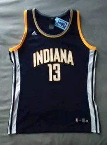 Adidas NBA For Her Indiana Pacers Paul George Blue Basketball Jersey Lady Sz XL - Picture 1 of 13