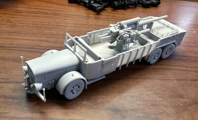 Tanque impreso en 3D alemán 8,8 cm antiaéreo en 9t VOMAG Foto 1 de 4