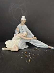 Lladro Figurine 4935 Abschlussszene Ballerina und Narr 14,5x5,5x9,5" - Bild 1 von 12