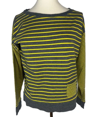 Sudadera Jones New York Sport, Mediana, Amarilla y Gris Rayas Foto 1 de 4