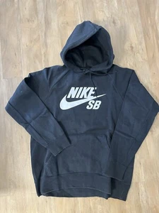 NIKE SB Hoodie Größe L Schwarz Kapuzenpullover - Bild 1 von 3