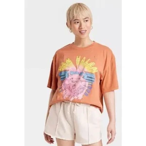 Distressed Women's Van Halen Oversized Graphic T-Shirt with Holes - Small - Picture 1 of 4