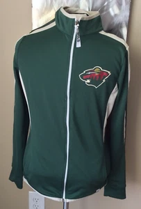 Minnesota Wild Majestic Fan Fashion Women's Quarter Zip Shirt (Large, Green) - Picture 1 of 7