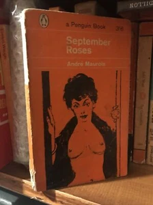 September Roses by André Maurois. 1962 1st Edition Penguin Vintage Paperback. - Picture 1 of 4
