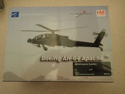 Hobbymaster HH1215 1:72 Boeing AH-64 Apache 1st Air Cavalry 2018 Untouched - Image 1 of 4