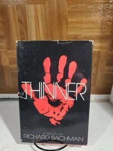 RARE Thinner by Richard Bachman (Stephen King) Hardcover DJ 1984 - Picture 1 of 14