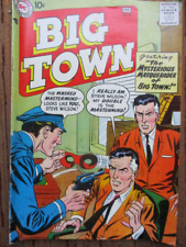 Vtg Big Town #49  1958 - DC  -VG- - Comic Book