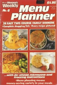 THE AUSTRALIAN WOMEN'S WEEKLY MENU PLANNER ~ Series 1, No 6 ~ PB 1988: VGC - Picture 1 of 5