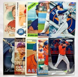 Lote de 20 cartas de los Astros de Houston Carlos Correa Yordan Álvarez Nolan Ryan Alex Bregman - Imagen 1 de 2