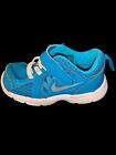 Nike TODDLER Flex RN Slip-On Sneaker Shoes Blue & White  Size 8C EXCELLENT