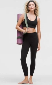 Pantalón de tiro alto Lululemon Align 25", negro talla 14 - Imagen 1 de 6