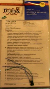 NEW Digitrax DZ146IN 1A Board 4 Function Series 6 NEM 651 Plug Drop-In Decoder - Picture 1 of 3