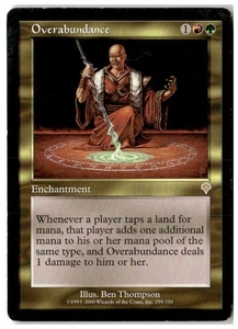 MTG Overabundance - Invasion Moderately Played English - Picture 1 of 2