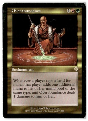 MTG Overabundance - Invasion Moderately Played English - Image 1 of 2