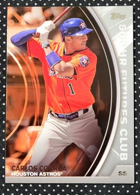 2016 Topps Update Series - Carlos Correa - 500 HR Futures Club - #500-18 - Image 1 of 2