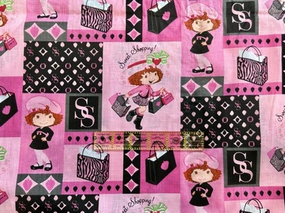 Shortcake de morango vintage 2006 compras doces - BTFQ: 18” x 22” - Imagem 1 de 3