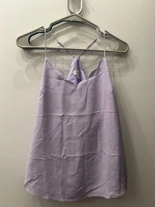CUTE! J.Crew Scalloped Camisole Top Lavender Purple Size 4 - Picture 1 of 4