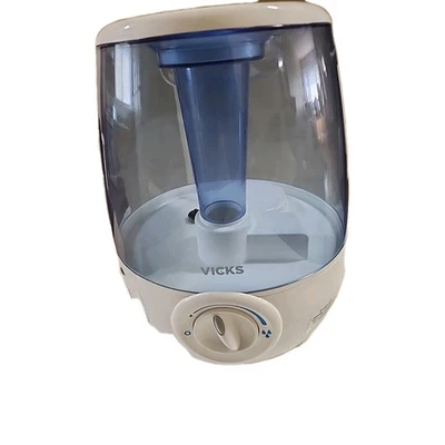 Vicks Filter Free Ultrasonic Cool Mist Humidifier 1.2 Gal V4600d1 Works No Box - Image 1 of 4