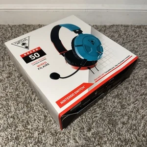 Turtle Beach Recon 50 Wired Gaming Headset for Xbox, PS5, Mobile & PC – Red/Blue - Picture 1 of 20