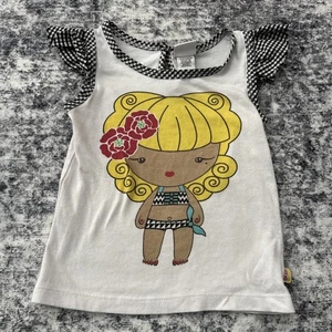 Mini camiseta sin mangas 2T Gwen Stefani Harajuku No Doubt Lovers Sunshine Cuties camiseta blanca - Imagen 1 de 8