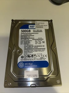 Western Digital WD Blue WD5000AAKX 500 GB SATA III 3.5 in Hard Drive - Picture 1 of 2