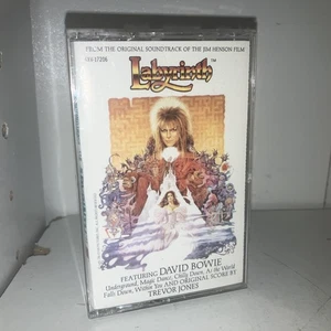 LABYRINTH SOUNDTRACK CASSETTE TAPE DAVID BOWIE 1986 - Picture 1 of 7