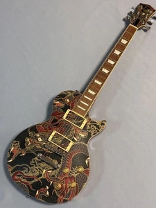 Custom Dragon Pattern Les Paul Type Gitarre - Bild 1 von 8