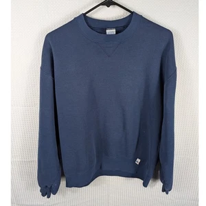 Russell Athletic Sweatshirt Mens Large Navy Blue Made in USA Vintage Crewneck - Picture 1 of 6