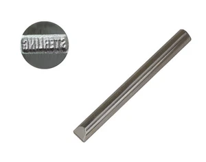 1 mm JUWELIER Stahl Punziert " Sterling " Gerade Silber Schmuck Loch - Picture 1 of 1