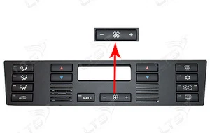 BMW E39 X5 E53 A/C CLIMATE CONTROL PANEL BUTTON "FAN SPEED" AIR CON HEATER - Picture 1 of 1