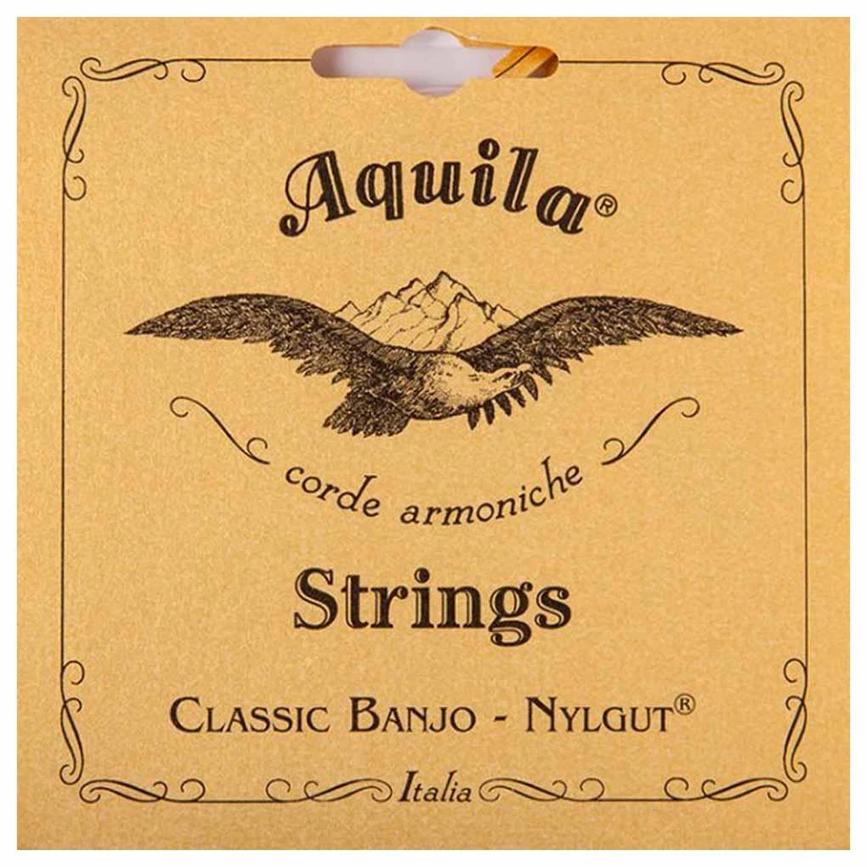 BANJO STRINGS - AQUILA CLASSIC - 5 STRING BANJO - MEDIUM TENSION - NYLGUT - 1B - Image 1 of 1