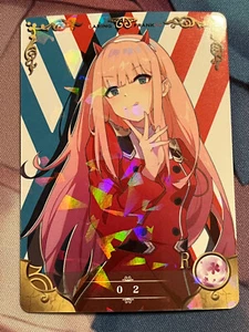 Goddess Story - NS-10R-02 - Zero Two - Darling in the Franxxx - Anime Waifu Card - Picture 1 of 2