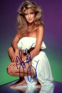 HEATHER LOCKLEAR ACTRESS RARE SIGNED PHOTO PRINT 8 x 6 CHARITY LIST FREEPOST 2 - Picture 1 of 1