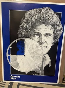HTF NBC’s Gemini Man Vintage Promo Poster 1976 Starring: Ben Murphy. 22x28” NOS - Picture 1 of 2
